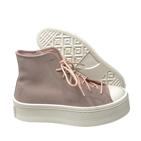 Converse Chuck Taylor Modern Lift Platform Casual Women Shoes Suede Pink A04663C - Picture 6 of 8